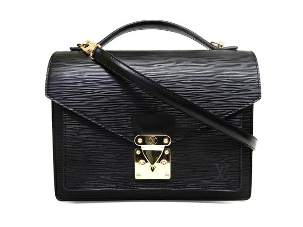 LOUIS VUITTON Monceau Shoulder Bag Epi Leather